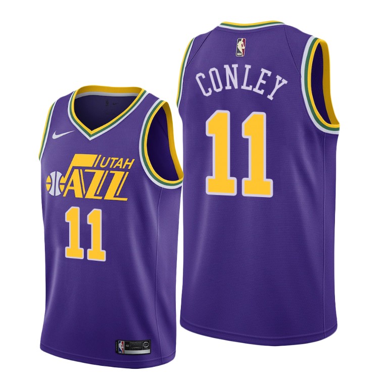 Mike Conley Utah Jazz #11 2019-20 Hardwood Classics Jersey Mike Conley Utah Jazz #11 2019-20 Hardwood Classics Jersey