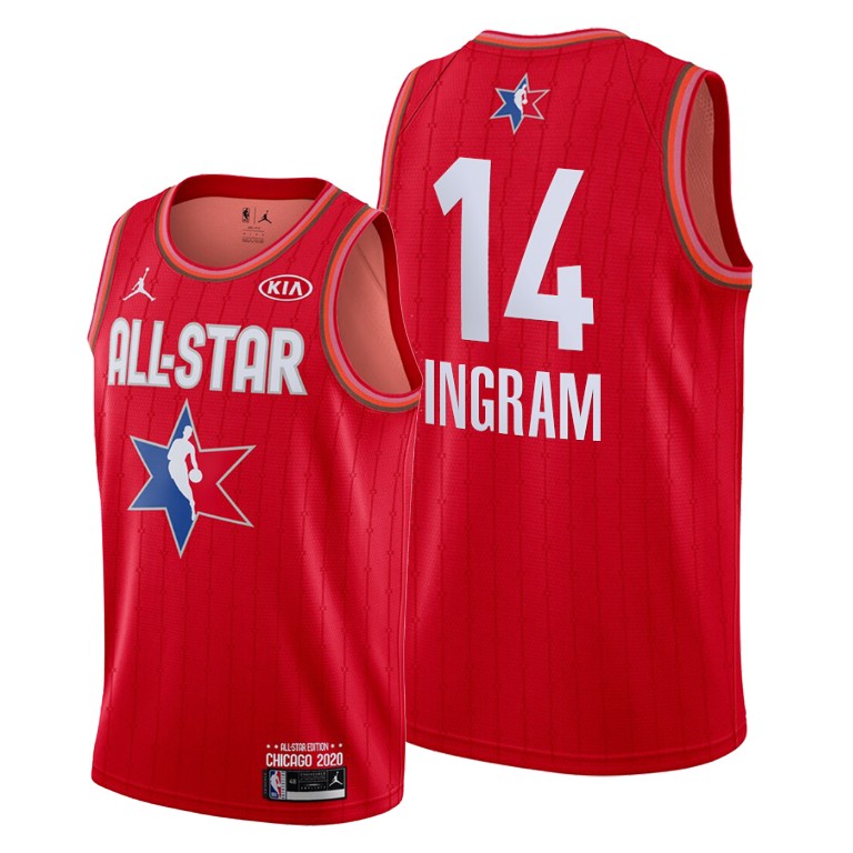New Orleans Pelicans #14 Brandon Ingram Red 2020 NBA All-Star Game Reserves Jersey New Orleans Pelicans #14 Brandon Ingram Red 2020 NBA All-Star Game Reserves Jersey
