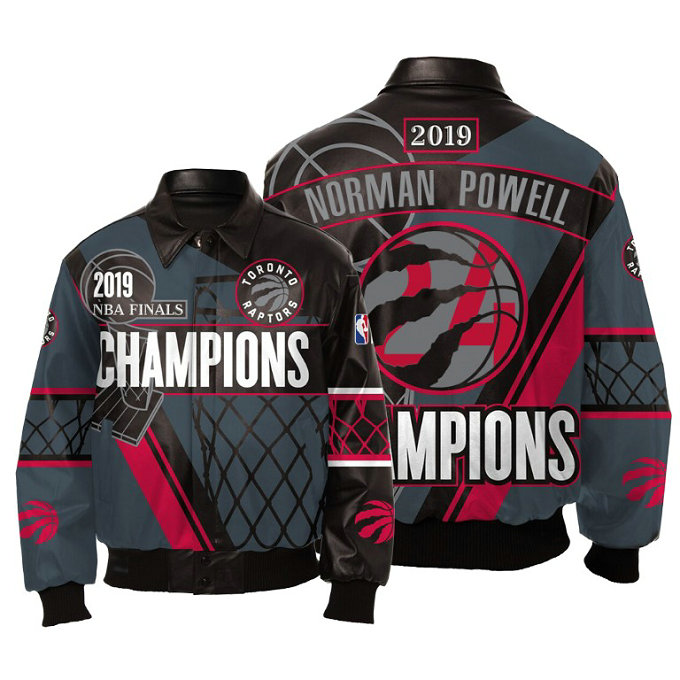 Toronto Raptors #24 Norman Powell 2019 NBA Finals Champions JH Design Jacket