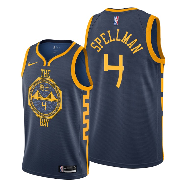 Omari Spellman Golden State Warriors #4 2019-20 City Jersey Omari Spellman Golden State Warriors #4 2019-20 City Jersey