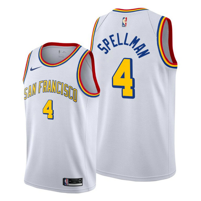 Omari Spellman Golden State Warriors #4 2019-20 Classic Edition Jersey Omari Spellman Golden State Warriors #4 2019-20 Classic Edition Jersey