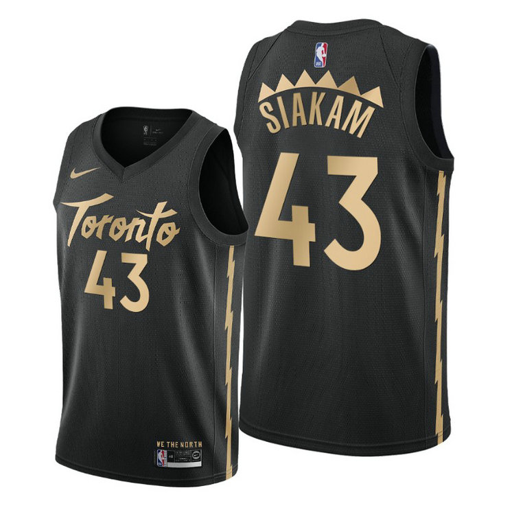 Pascal Siakam Toronto Raptors #43 Black 2019-20 City Jersey