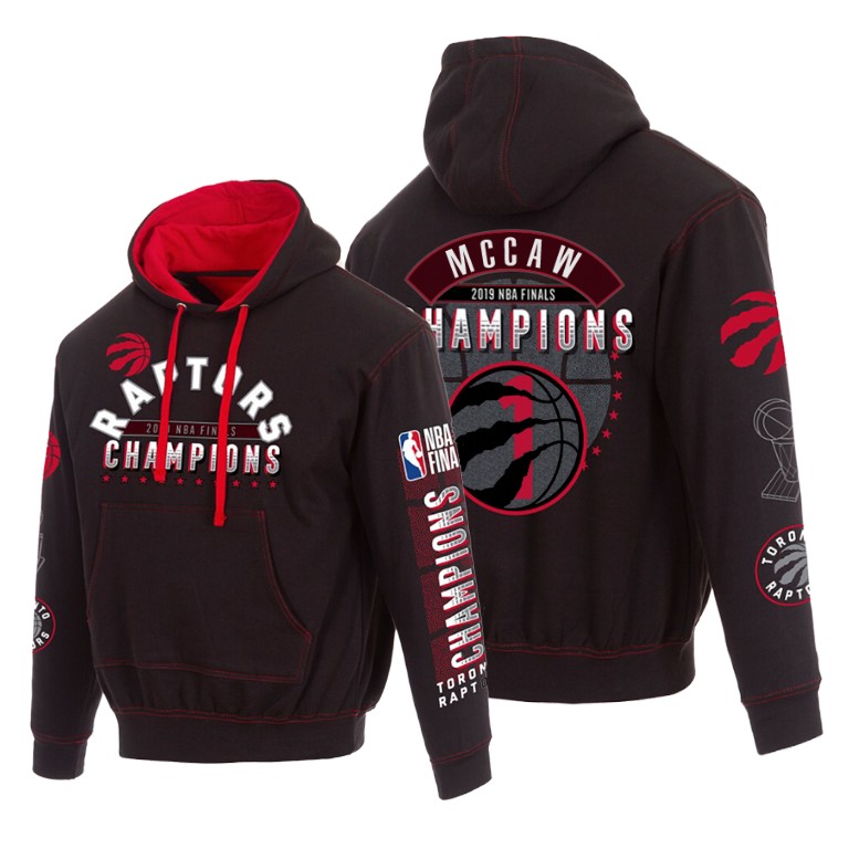 Toronto Raptors #1 Patrick McCaw 2019 NBA Finals Champions JH Design Hoodie