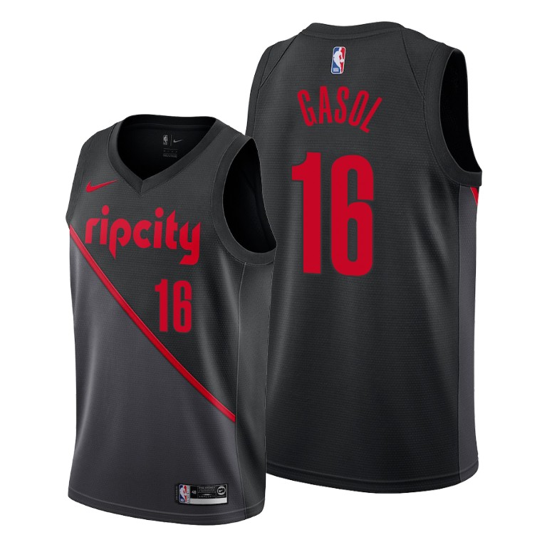 Pau Gasol Portland Trail Blazers #16 2019-20 City Jersey Pau Gasol Portland Trail Blazers #16 2019-20 City Jersey