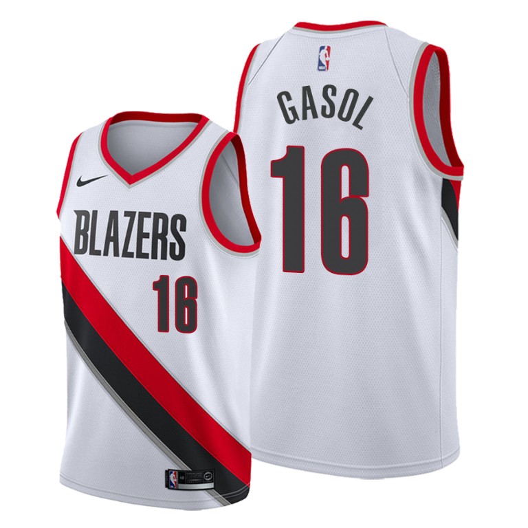 Pau Gasol Portland Trail Blazers #16 2019-20 Association Jersey Pau Gasol Portland Trail Blazers #16 2019-20 Association Jersey