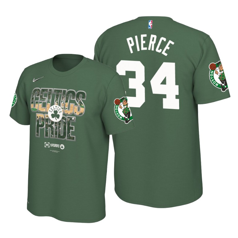 Boston Celtics Paul Pierce Green 2019 NBA Playoffs T-Shirt
