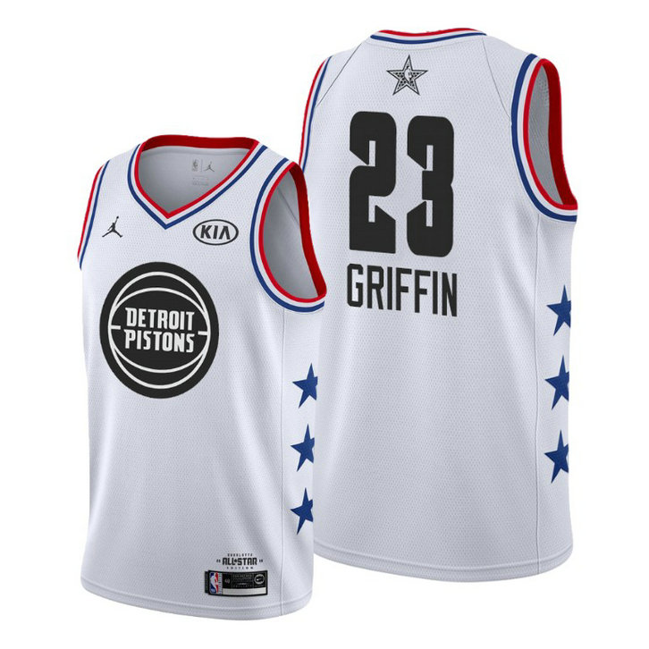 Detroit Pistons #23 Blake Griffin White 2019 All-Star Jersey Detroit Pistons #23 Blake Griffin White 2019 All-Star Jersey