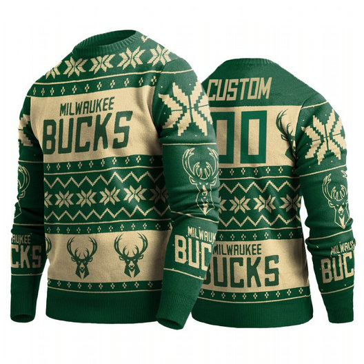 Boston Celtics Custom 2019 Ugly Christmas Green Sweater
