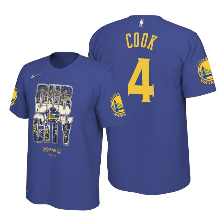 Golden State Warriors Quinn Cook Blue 2019 NBA Playoffs T-Shirt Golden State Warriors Quinn Cook Blue 2019 NBA Playoffs T-Shirt