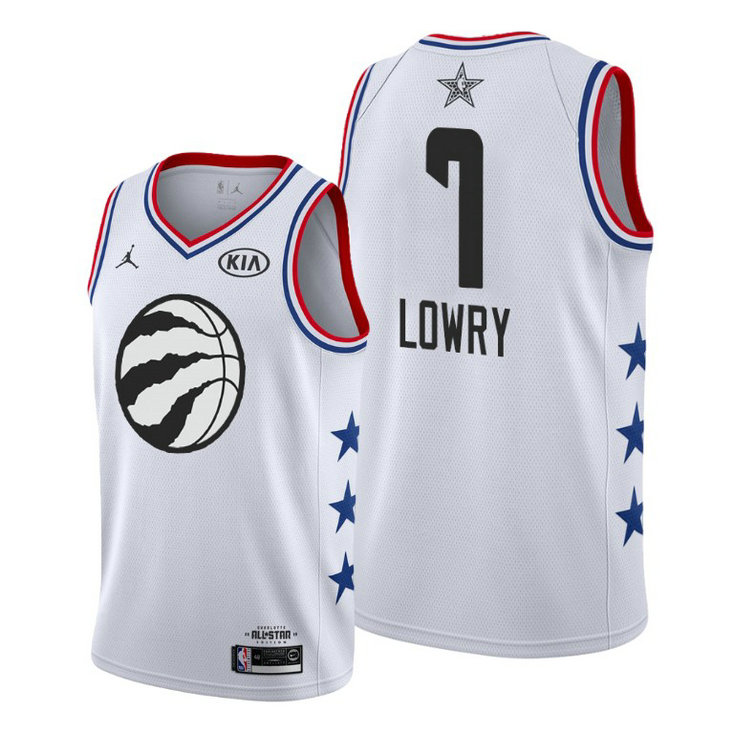 Toronto Raptors #7 Kyle Lowry White 2019 All-Star Jersey Toronto Raptors #7 Kyle Lowry White 2019 All-Star Jersey