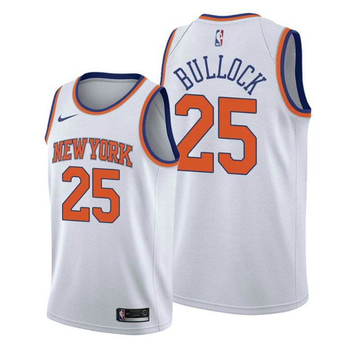 Reggie Bullock New York Knicks #25 2019-20 Association Jersey Reggie Bullock New York Knicks #25 2019-20 Association Jersey