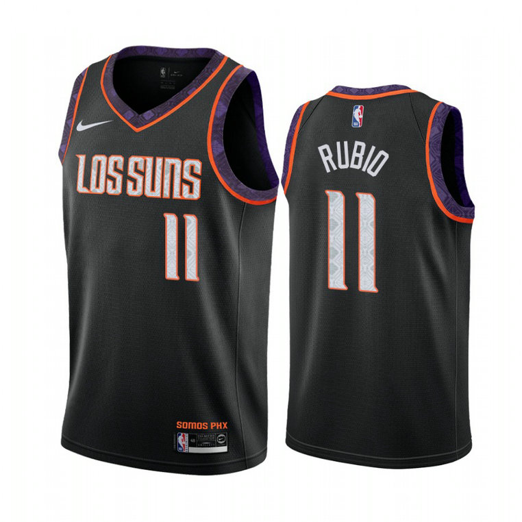 Ricky Rubio Phoenix Suns #11 Black 2019-20 City Jersey