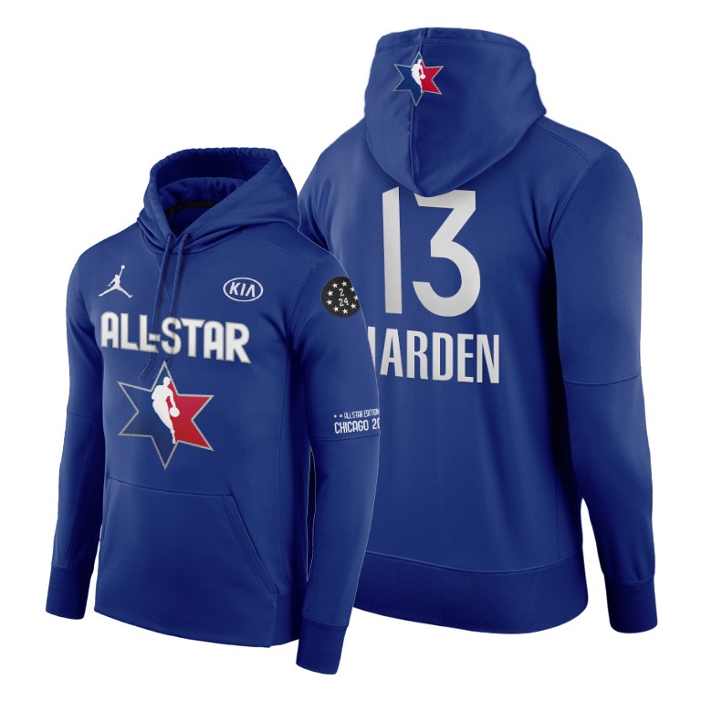 Houston Rockets James Harden 2020 NBA All-Star Game Western Conference Hoodie - Navy Houston Rockets James Harden 2020 NBA All-Star Game Western Conference Hoodie - Navy