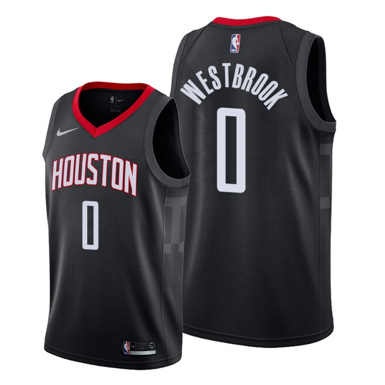 Russell Westbrook Houston Rockets #0 2019-20 Statement Jersey Russell Westbrook Houston Rockets #0 2019-20 Statement Jersey
