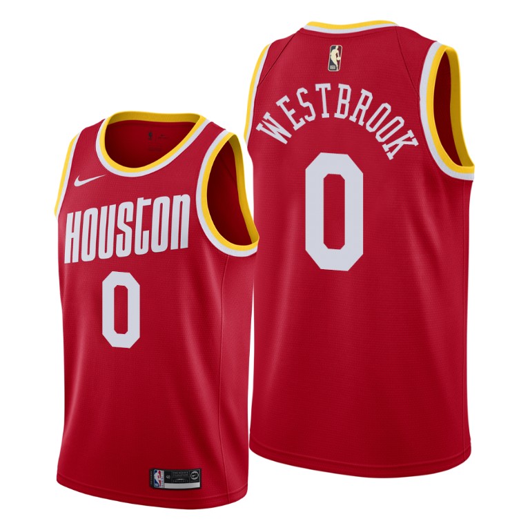Russell Westbrook Houston Rockets #0 2019-20 Hardwood Classics Jersey Russell Westbrook Houston Rockets #0 2019-20 Hardwood Classics Jersey