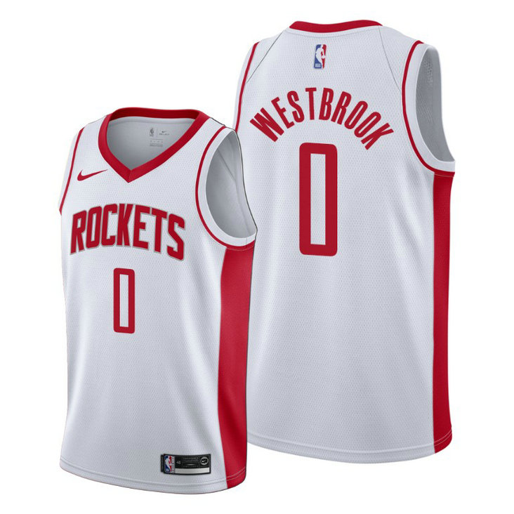 Russell Westbrook Houston Rockets #0 2019-20 Association Jersey Russell Westbrook Houston Rockets #0 2019-20 Association Jersey