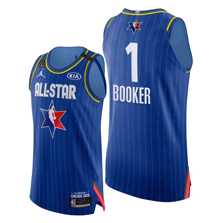 Respect Kobe Suns #1 Devin Booker Blue 2020 All-Star Authentic Respect Kobe Jersey Respect Kobe Suns #1 Devin Booker Blue 2020 All-Star Authentic Respect Kobe Jersey