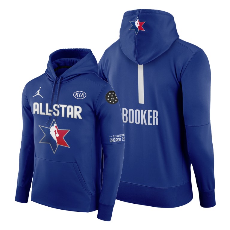Phoenix Suns Devin Booker 2020 All-Star Game Respect Kobe Hoodie - Blue