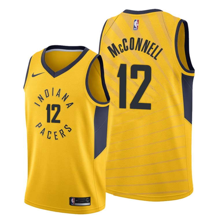 T.J. McConnell Indiana Pacers #12 2019-20 Statement Jersey T.J. McConnell Indiana Pacers #12 2019-20 Statement Jersey
