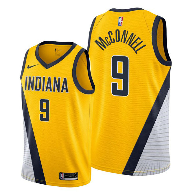 T.J. McConnell Indiana Pacers #9 2019-20 Statement Edition Jersey T.J. McConnell Indiana Pacers #9 2019-20 Statement Edition Jersey