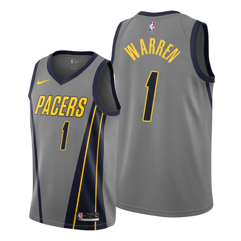 T.J. Warren Indiana Pacers #1 2019-20 City Jersey T.J. Warren Indiana Pacers #1 2019-20 City Jersey