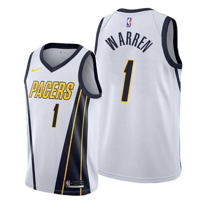 T.J. Warren Indiana Pacers #1 2019-20 Earned Jersey T.J. Warren Indiana Pacers #1 2019-20 Earned Jersey