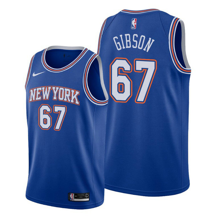 Taj Gibson New York Knicks #67 2019-20 Statement Jersey Taj Gibson New York Knicks #67 2019-20 Statement Jersey