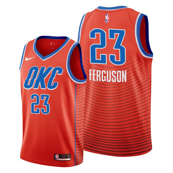 Terrance Ferguson Oklahoma City Thunder #23 2019-20 Statement Jersey Terrance Ferguson Oklahoma City Thunder #23 2019-20 Statement Jersey