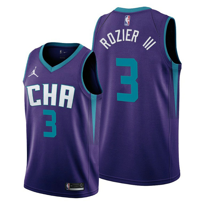 Terry Rozier III Charlotte Hornets #3 2019-20 Statement Edition Jersey Terry Rozier III Charlotte Hornets #3 2019-20 Statement Edition Jersey