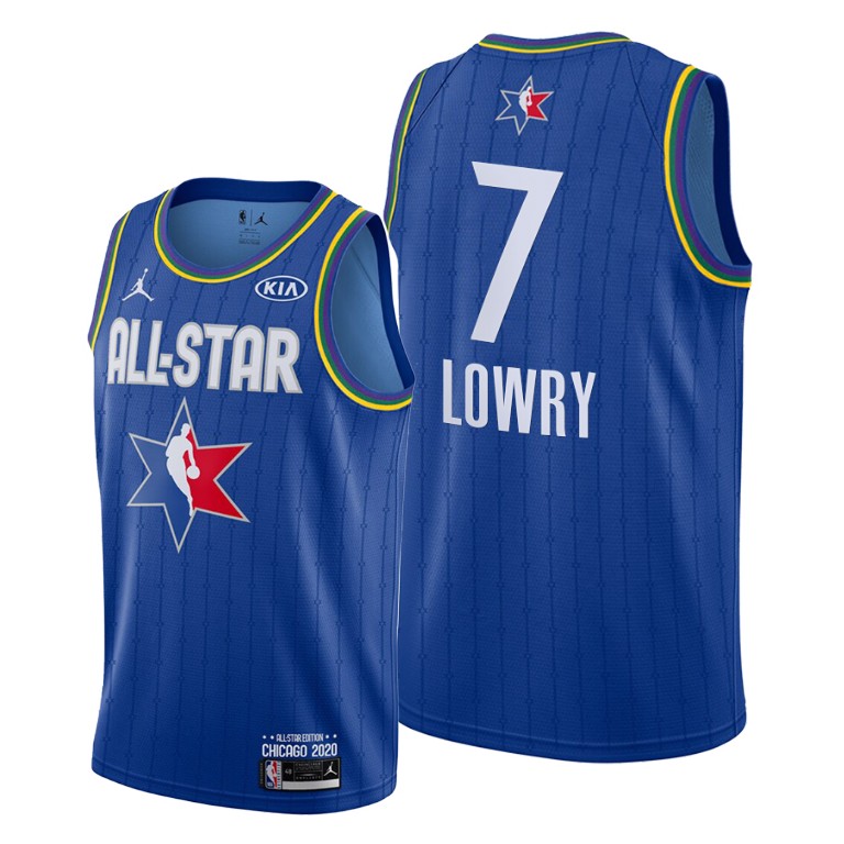 Toronto Raptors #7 Kyle Lowry Blue 2020 NBA All-Star Game Reserves Jersey Toronto Raptors #7 Kyle Lowry Blue 2020 NBA All-Star Game Reserves Jersey