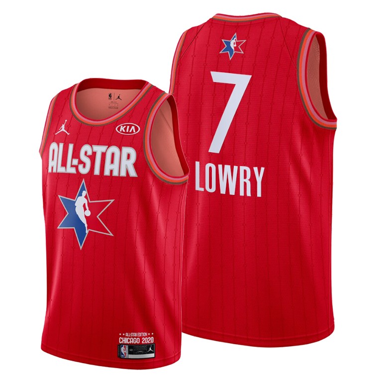 Toronto Raptors #7 Kyle Lowry Red 2020 NBA All-Star Game Reserves Jersey Toronto Raptors #7 Kyle Lowry Red 2020 NBA All-Star Game Reserves Jersey