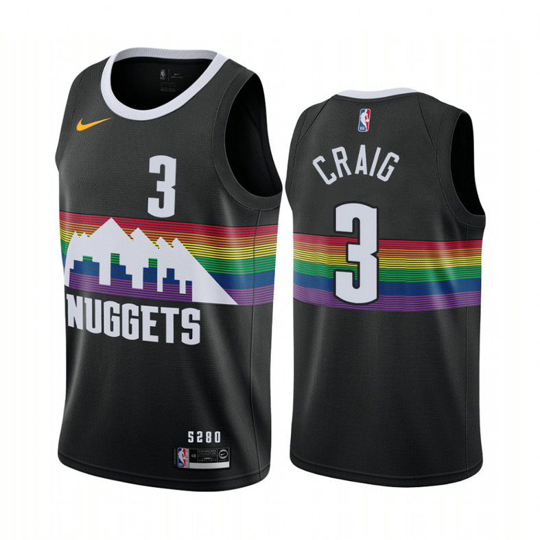 Torrey Craig Denver Nuggets #3 Black 2019-20 City Jersey