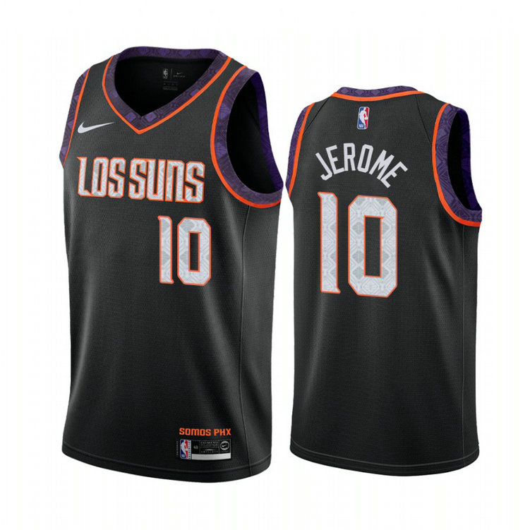 Ty Jerome Phoenix Suns #10 Black 2019-20 City Jersey Ty Jerome Phoenix Suns #10 Black 2019-20 City Jersey