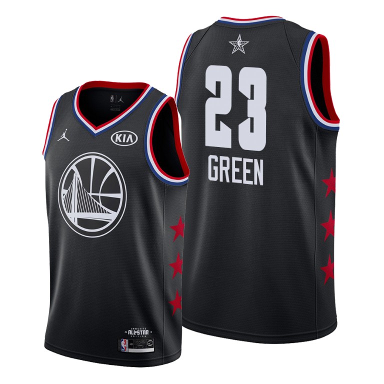 Golden State Warriors #23 Draymond Green Black 2019 All-Star Jersey