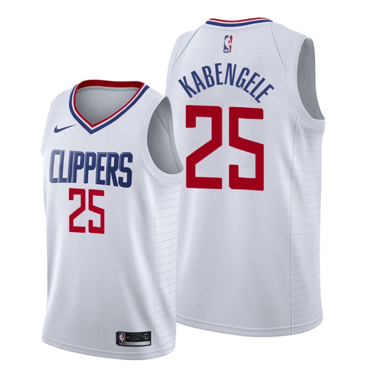 2019 Draft Los Angeles Clippers Mfiondu Kabengele 2019-20 Association Jersey 2019 Draft Los Angeles Clippers Mfiondu Kabengele 2019-20 Association Jersey