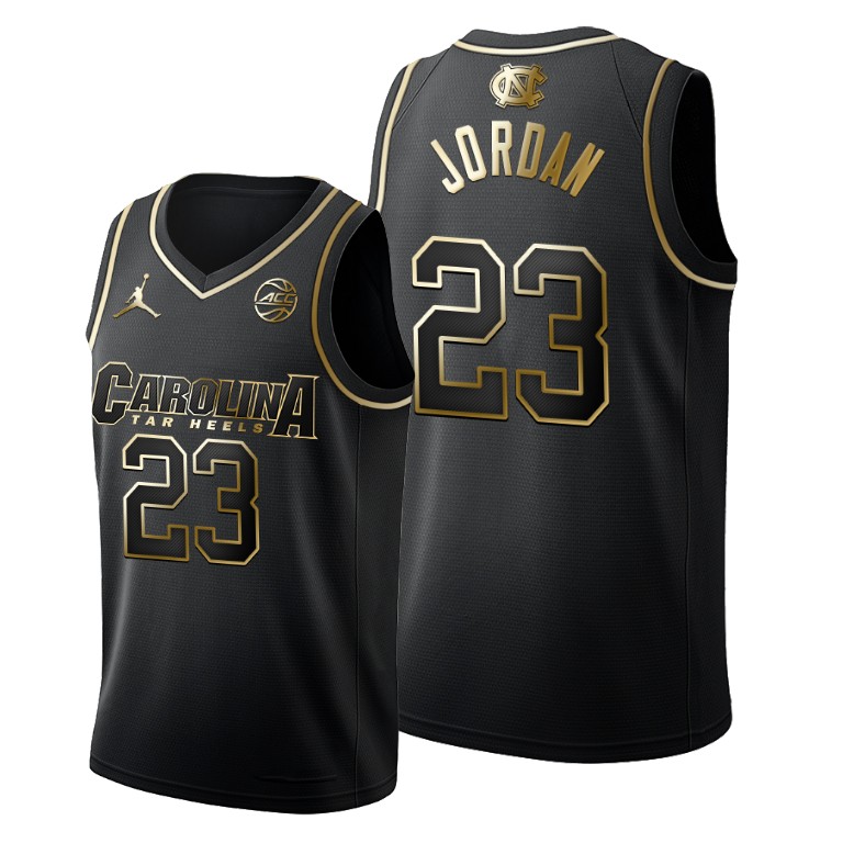 North Carolina Tar Heels Michael Jordan Black 2019-20 Golden Edition Limited Jersey North Carolina Tar Heels Michael Jordan Black 2019-20 Golden Edition Limited Jersey