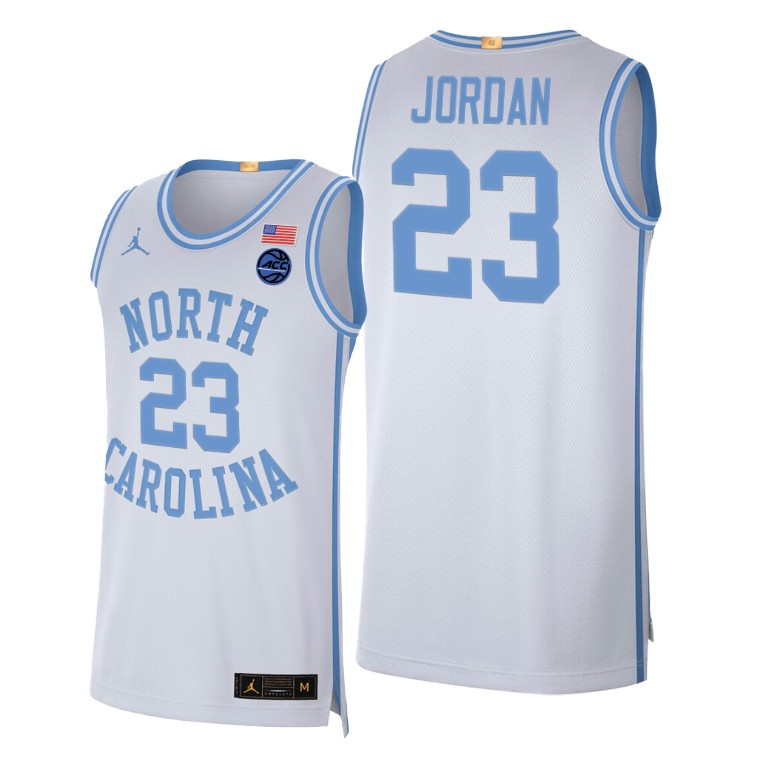 North Carolina Tar Heels Michael Jordan White 2019-20 Retro Limited Jersey North Carolina Tar Heels Michael Jordan White 2019-20 Retro Limited Jersey