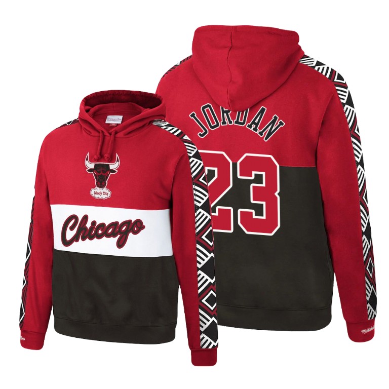 Michael Jordan Chicago Bulls #23 Hardwood Classics Red Hoodie Michael Jordan Chicago Bulls #23 Hardwood Classics Red Hoodie