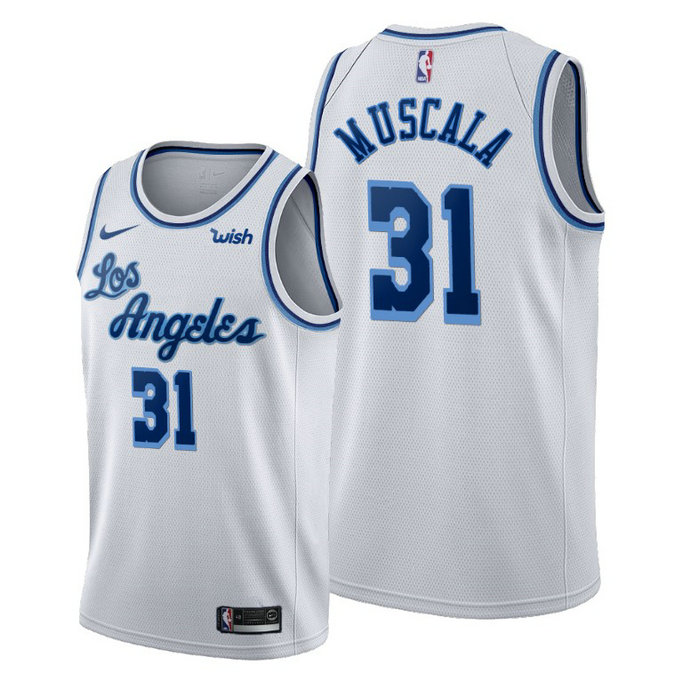 Mike Muscala Los Angeles Lakers 2019-20 Classic Edition White Jersey Mike Muscala Los Angeles Lakers 2019-20 Classic Edition White Jersey