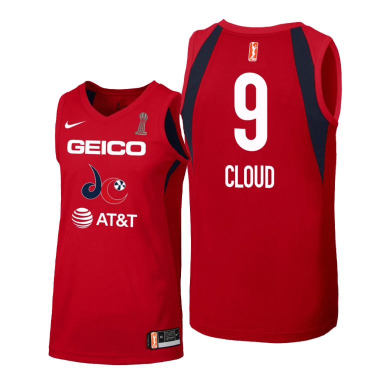 WOMEN Natasha Cloud 2019 WNBA Champions Washington Mystics Jersey