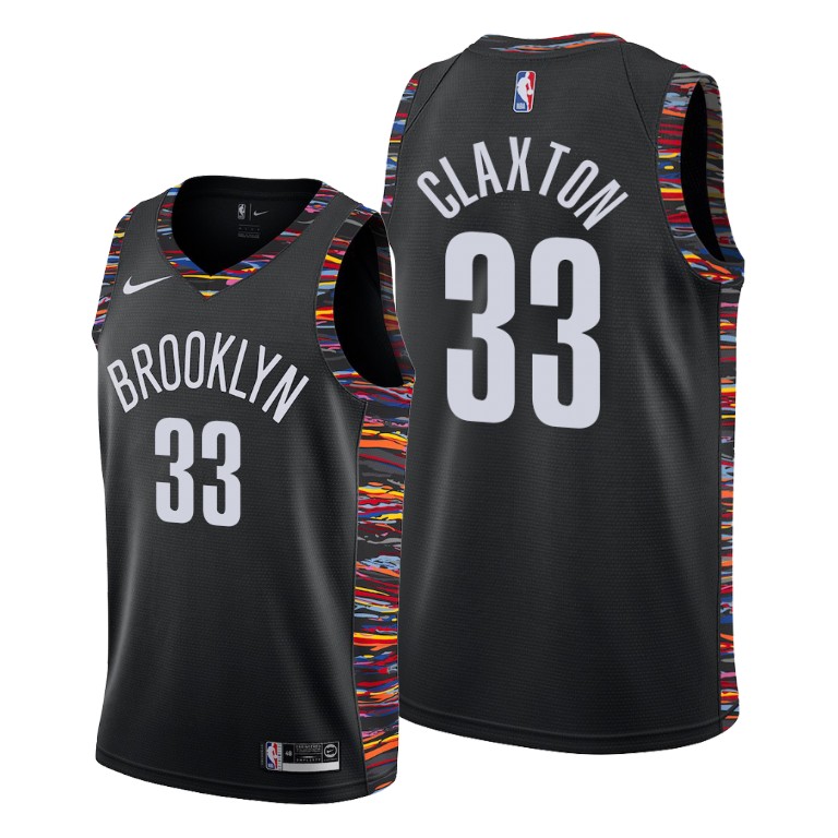 2019 Draft Brooklyn Nets Nicolas Claxton 2019-20 City Jersey 2019 Draft Brooklyn Nets Nicolas Claxton 2019-20 City Jersey