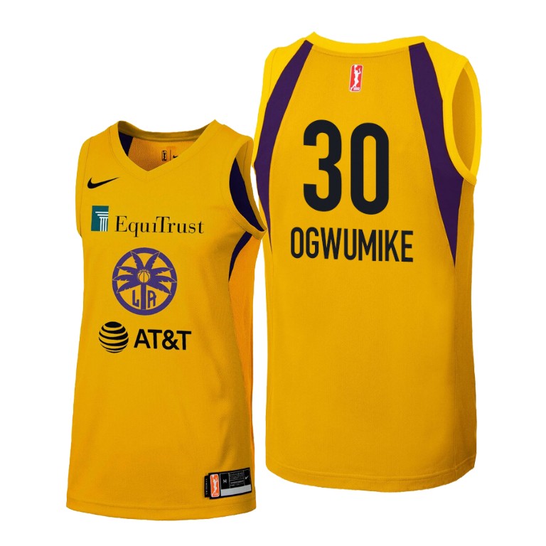 WOMEN Nneka Ogwumike WNBA Primary Los Angeles Sparks 2019 Jersey