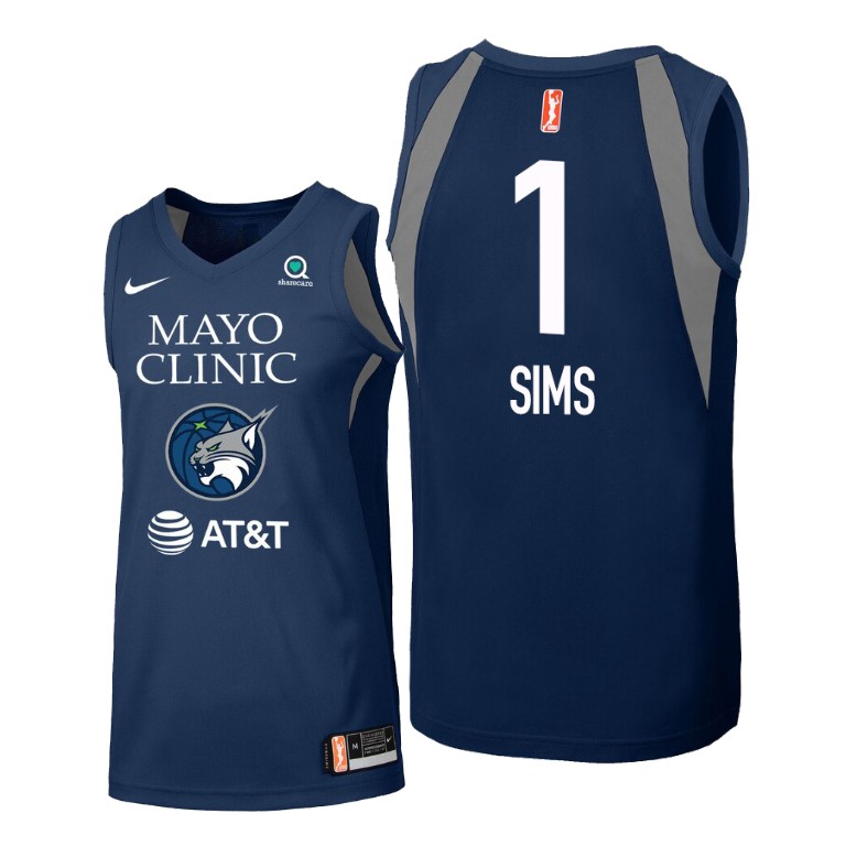 WOMEN Odyssey Sims Primary Minnesota Lynx 2019 Jersey