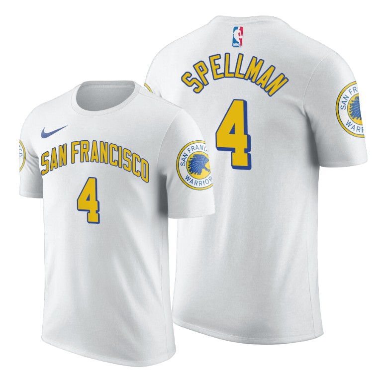Omari Spellman Golden State Warriors 2019-20 Classic Edition White T-Shirt Omari Spellman Golden State Warriors 2019-20 Classic Edition White T-Shirt