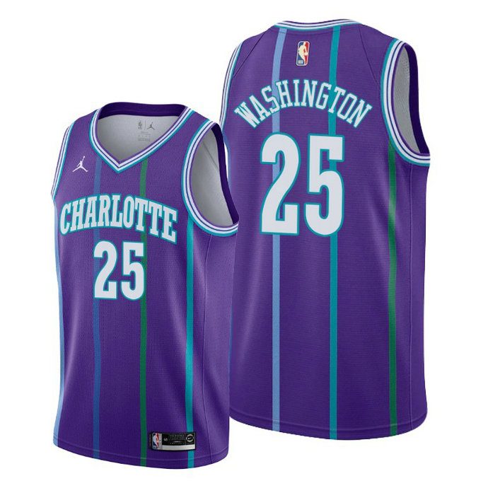 P. J. Washington Charlotte Hornets 2019-20 Classic Purple Jersey P. J. Washington Charlotte Hornets 2019-20 Classic Purple Jersey