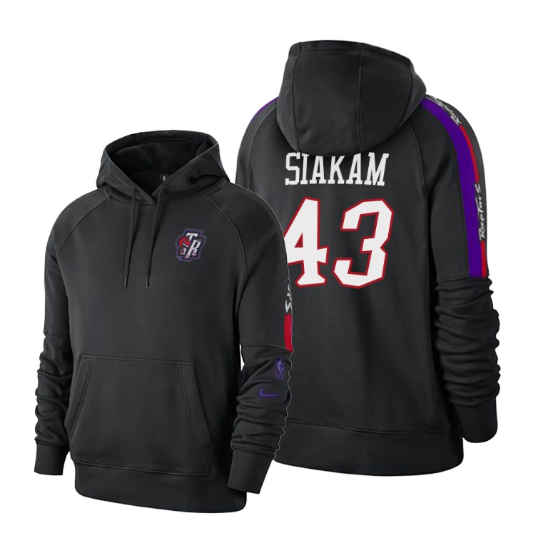 Pascal Siakam Toronto Raptors #43 Primary Black Hoodie