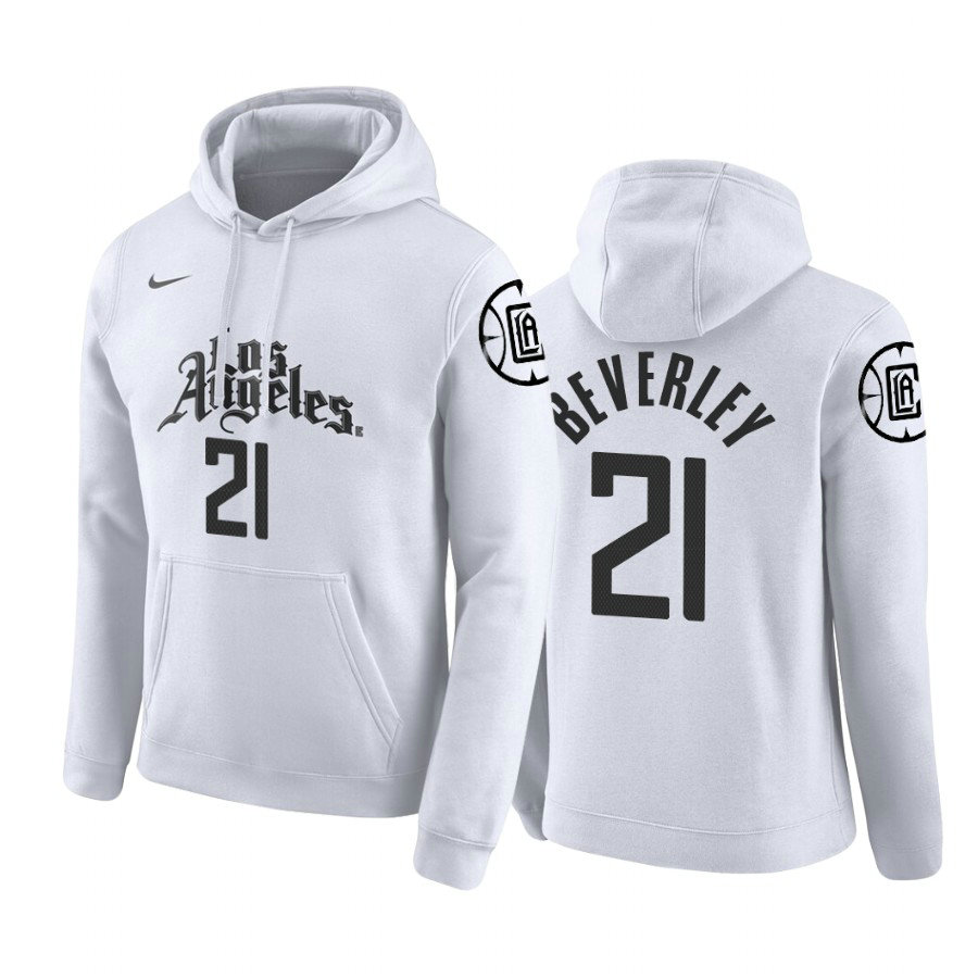 Clippers Patrick Beverley #21 City White Hoodie