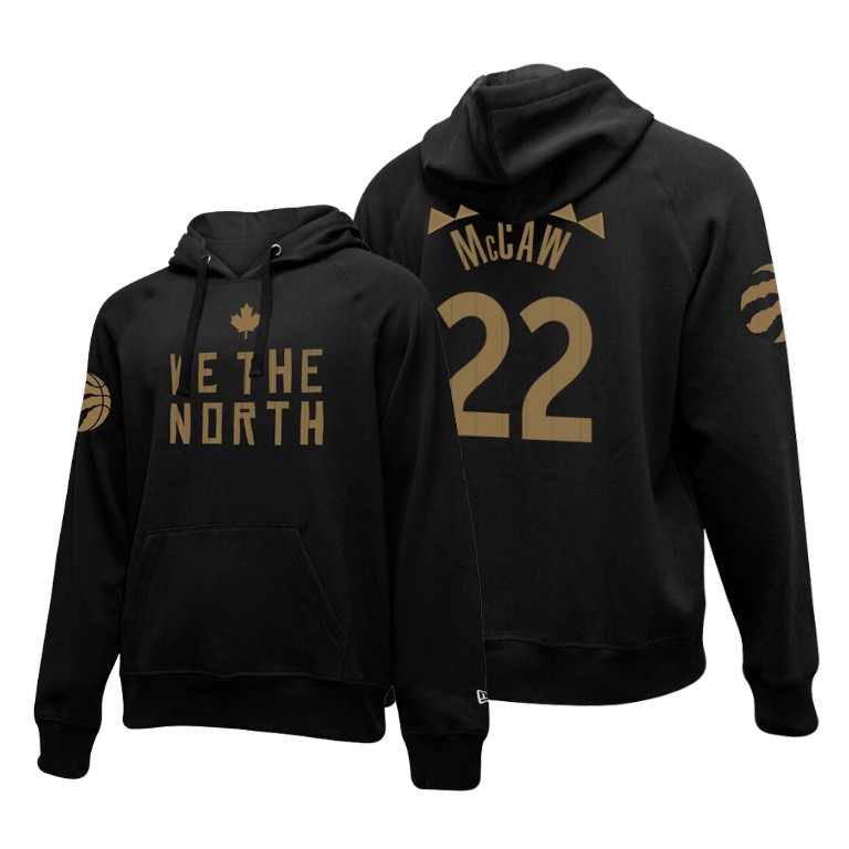 Patrick McCaw #22 Toronto Raptors 2019-20 City Black Hometown Hoodie