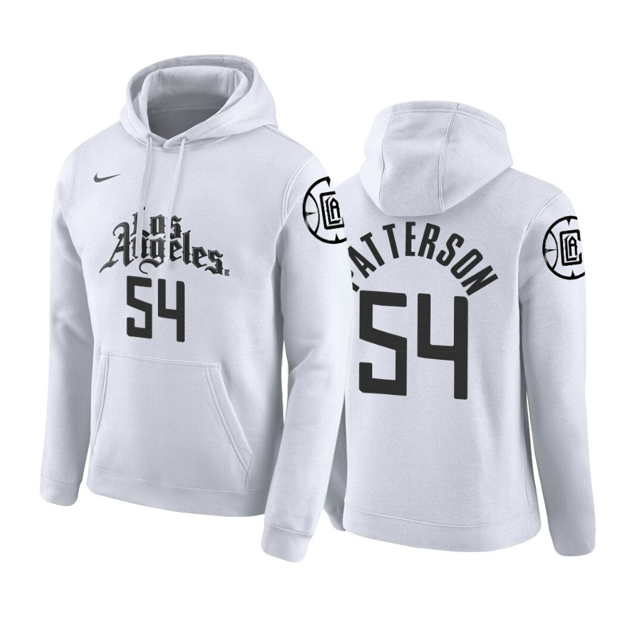 Clippers Patrick Patterson #54 City White Hoodie