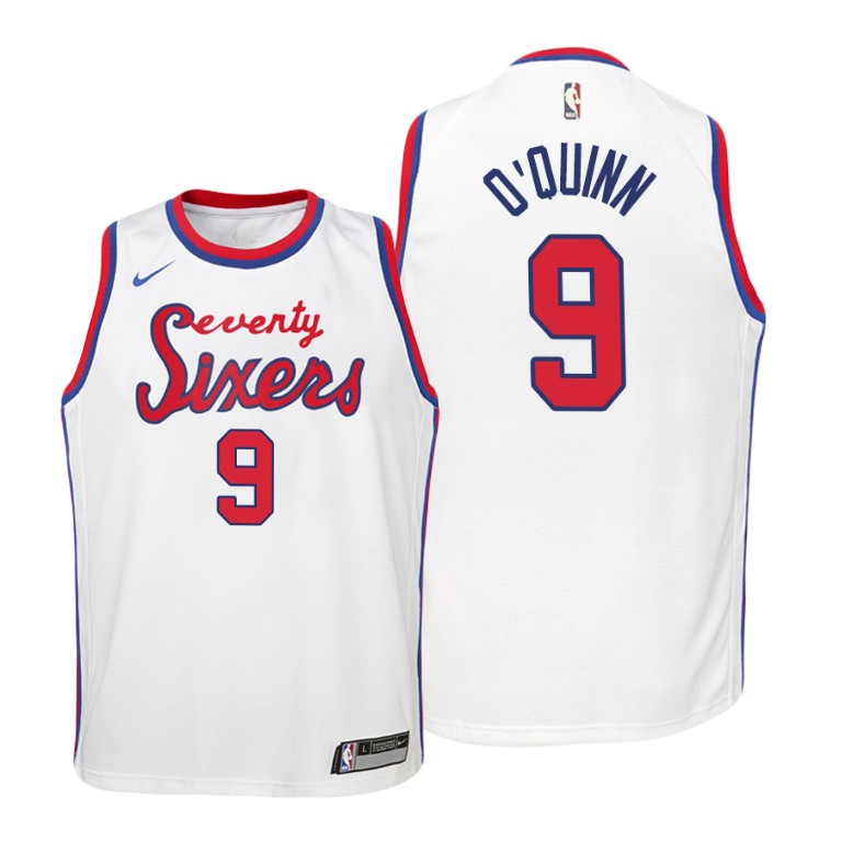 YOUTH Ben Simmons #25 76ers 2019-20 Hardwood Classics White Jersey